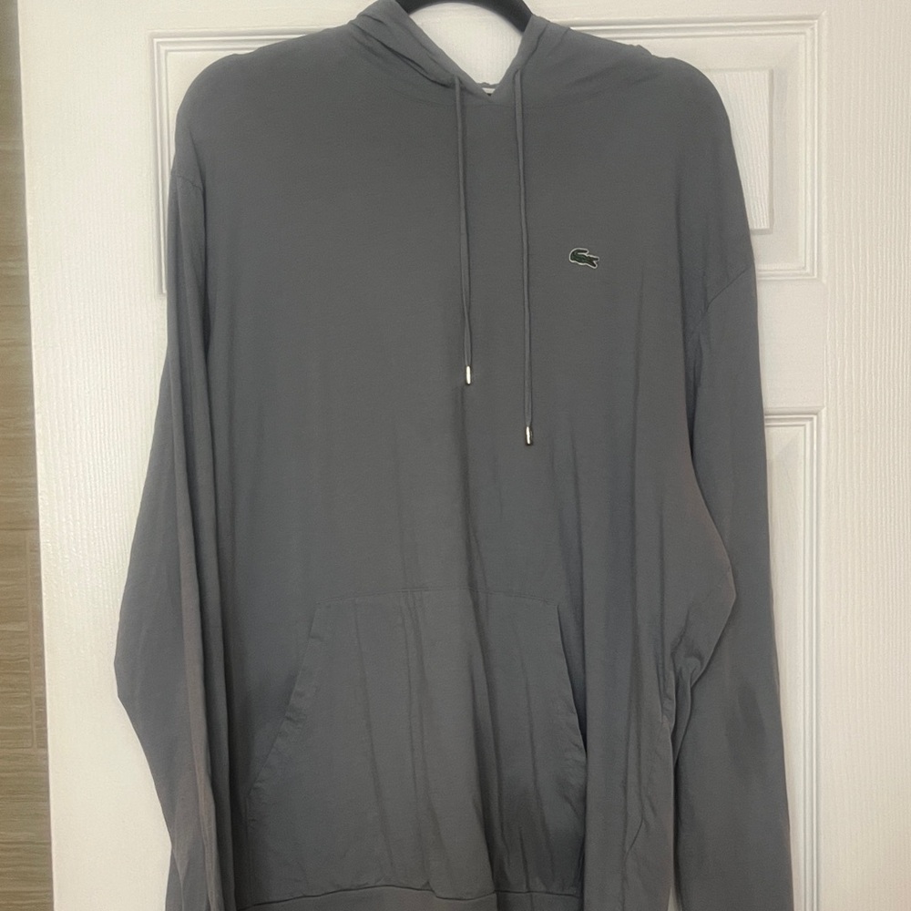 Lacoste Men's Charcoal Hoodie